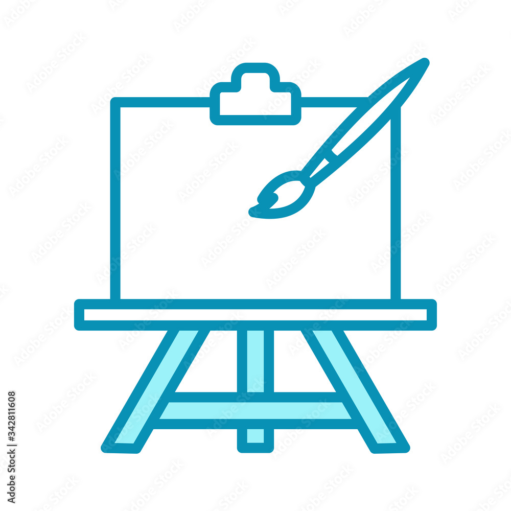 paint brush - art - stationery icon vector design template paint brush - art - stationery icon vector design template