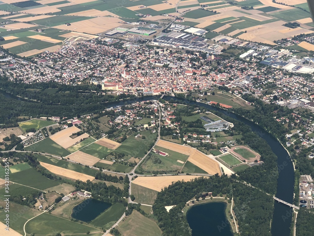 Rundflug über Süddeutschland