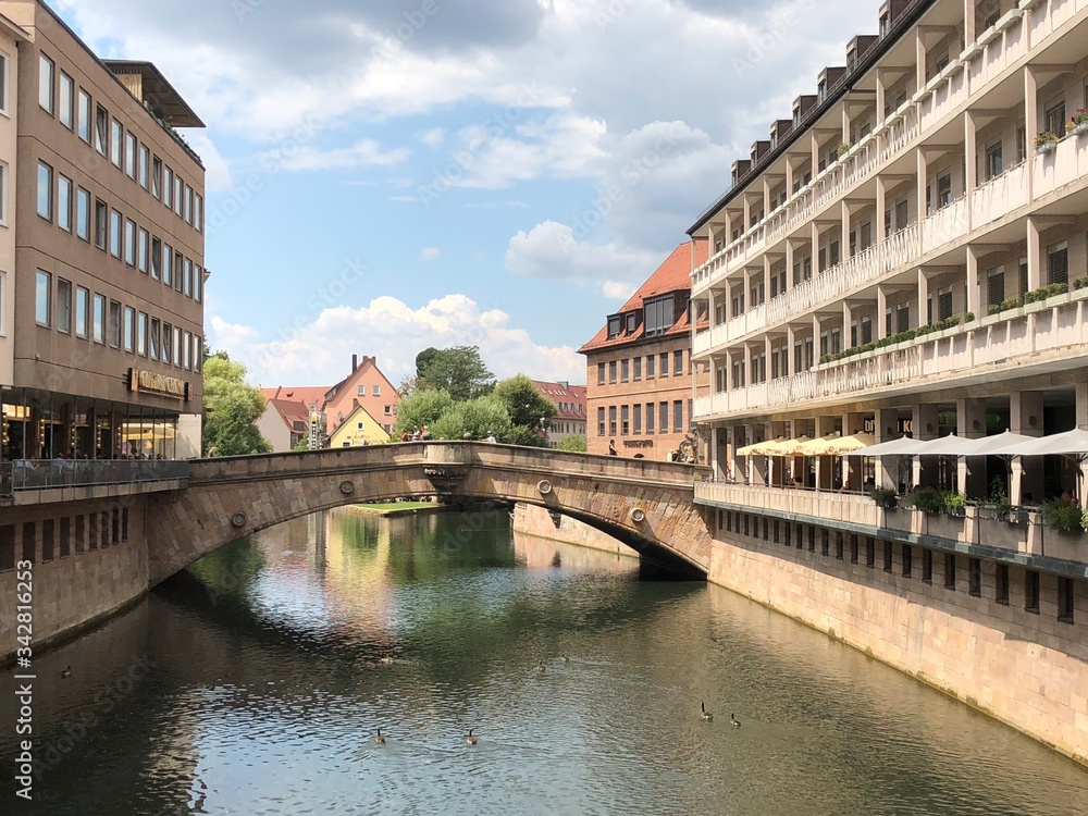 Naklejka premium Brücke in Nürnberg