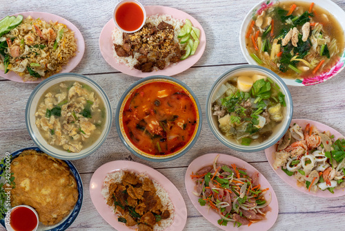 Thai Food Mixed Dishes 