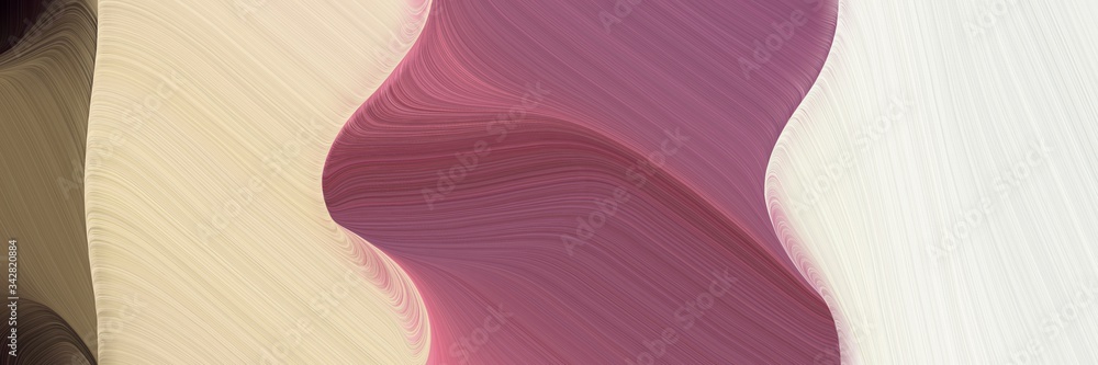 abstract surreal designed horizontal header with pastel brown, antique white and antique fuchsia colors. fluid curved flowing waves and curves abstract surreal designed horizontal header with pastel brown, antique white and antique fuchsia colors. fluid curved flowing waves and curves