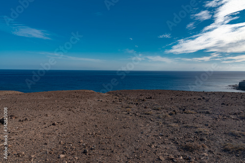 Morro Jable town on the island of Fuerteventura in the Canaries