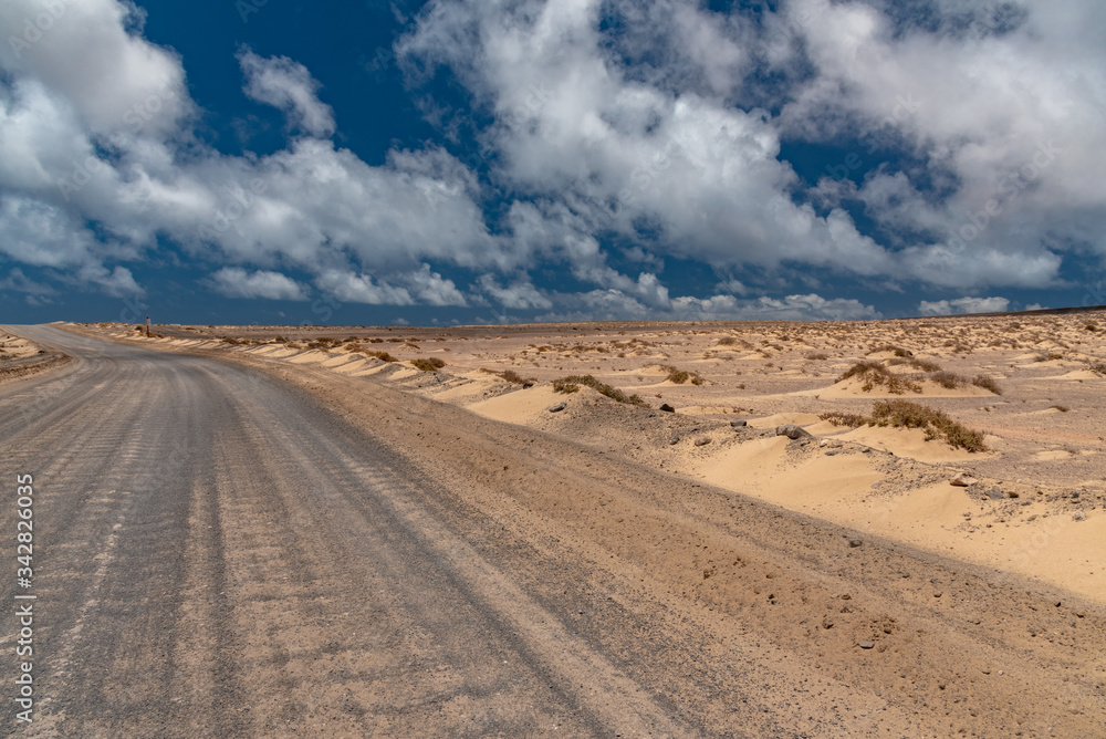 Morro Jable town on the island of Fuerteventura in the Canaries