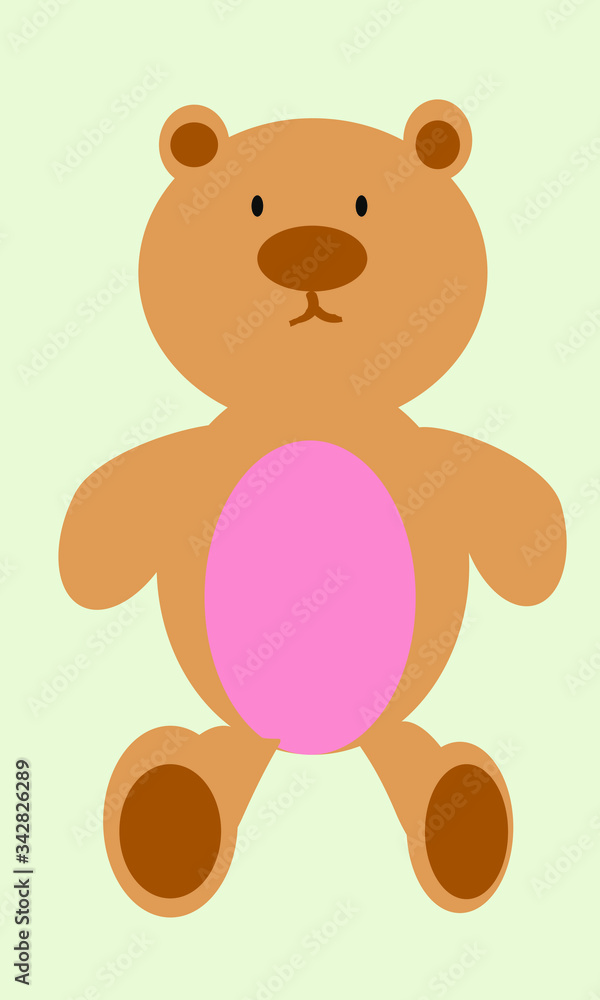 Brown bear on the ground Brown bear on the ground