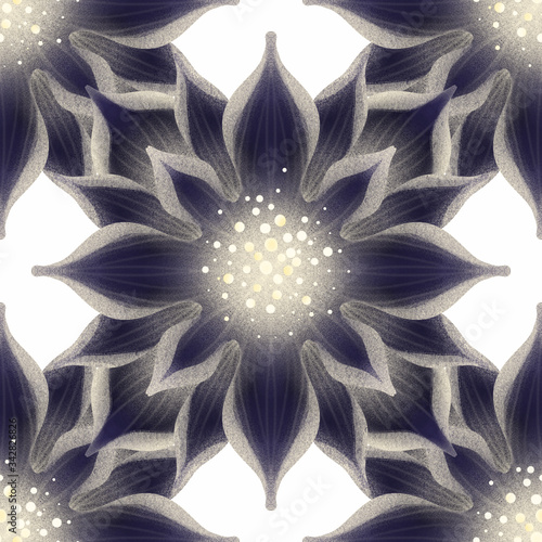 Beautiful and meaningful Dark Lotus Seamless flower good for use as background or isolated graphic design element and also use in card design too, illustration design element