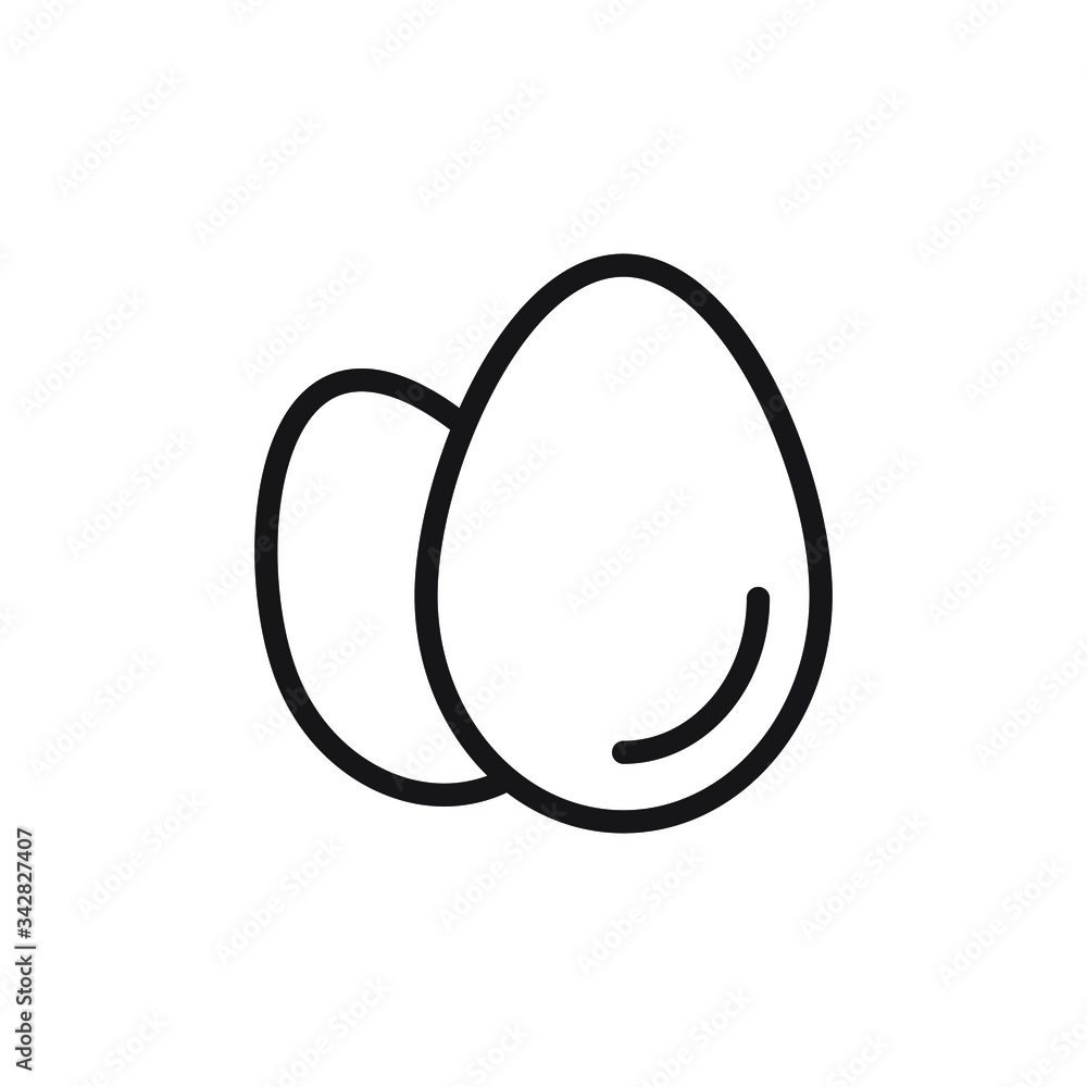 Egg icon design isolated on white background. vector illustration Egg icon design isolated on white background. vector illustration
