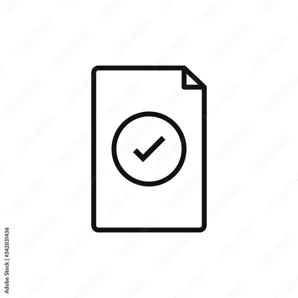 approval icon isolated on white background approval icon isolated on white background