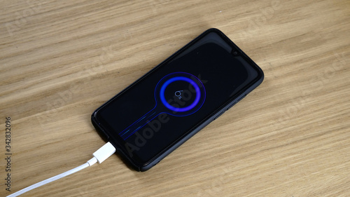 Charge your mobile phone. Battery indicator