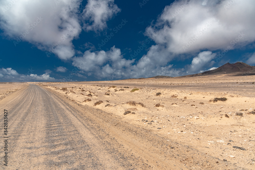 Morro Jable town on the island of Fuerteventura in the Canaries