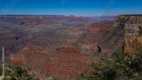 die roten Felsen des Grand Canyon