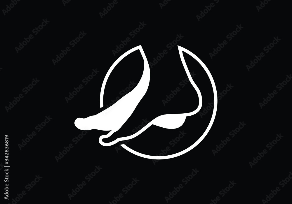 Foot and care icon logo template, Foot and ankle healthcare Foot and care icon logo template, Foot and ankle healthcare