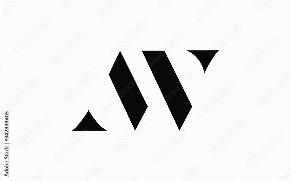 AW or WA and A, W Uppercase Letter Initial Logo Design, Vector Template AW or WA and A, W Uppercase Letter Initial Logo Design, Vector Template