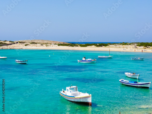 Kalotaritissa beach, Amorgos Island, Cyclades, Greece © boivinnicolas