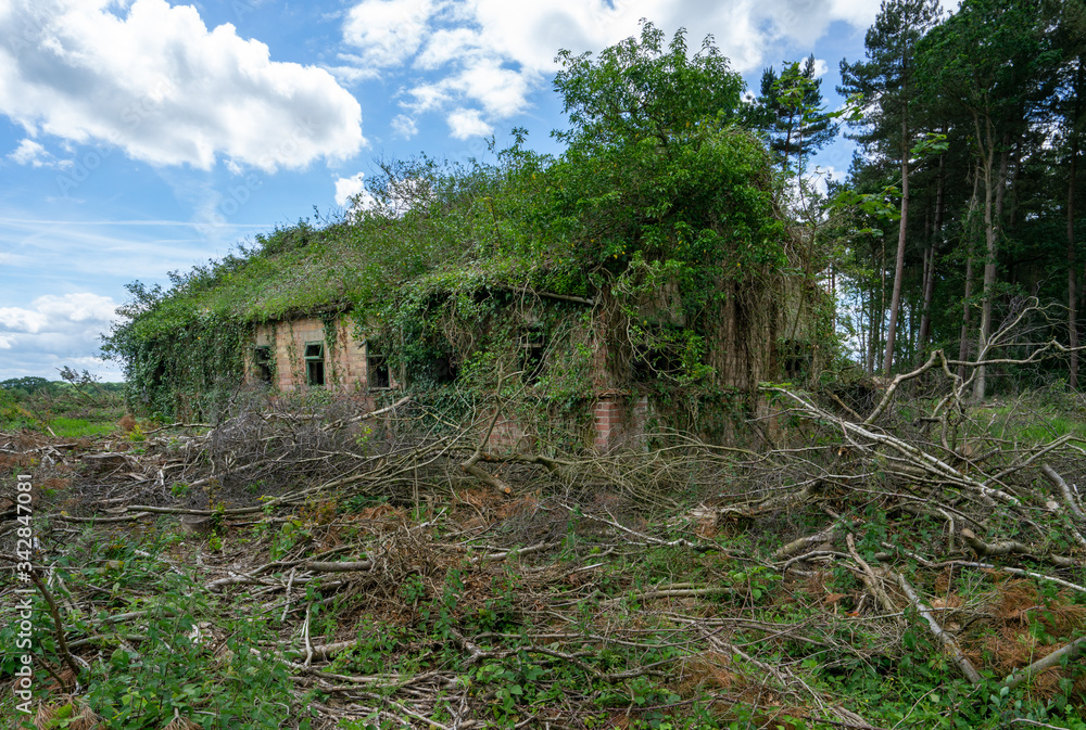 Abandoned lodge in Lincolnshire 
