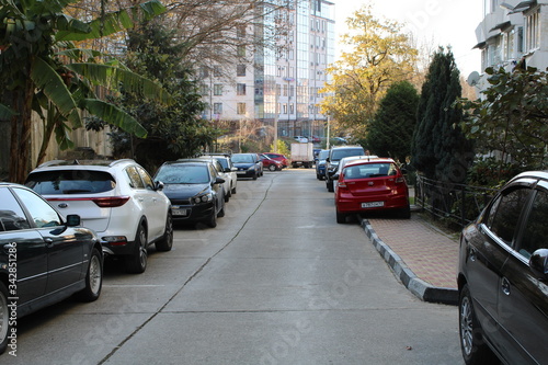 Empty streets of Sochi.