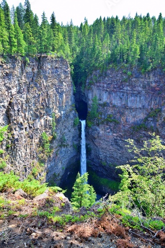 Spahats Falls , Rocky Mountains ,  Canada  photo