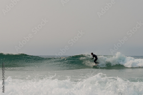 Man surfing the waves in Australia