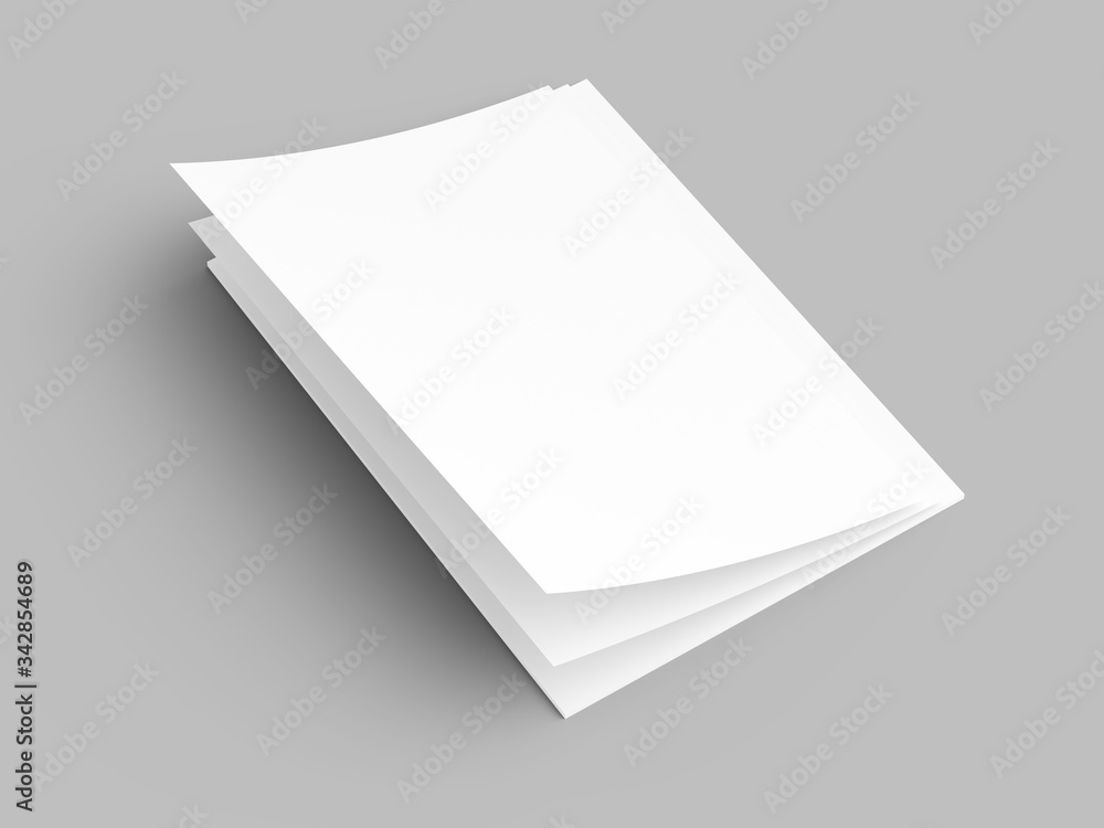 Empty paper sheets in A4 format. Ream of white paper. Empty paper sheets in A4 format. Ream of white paper.