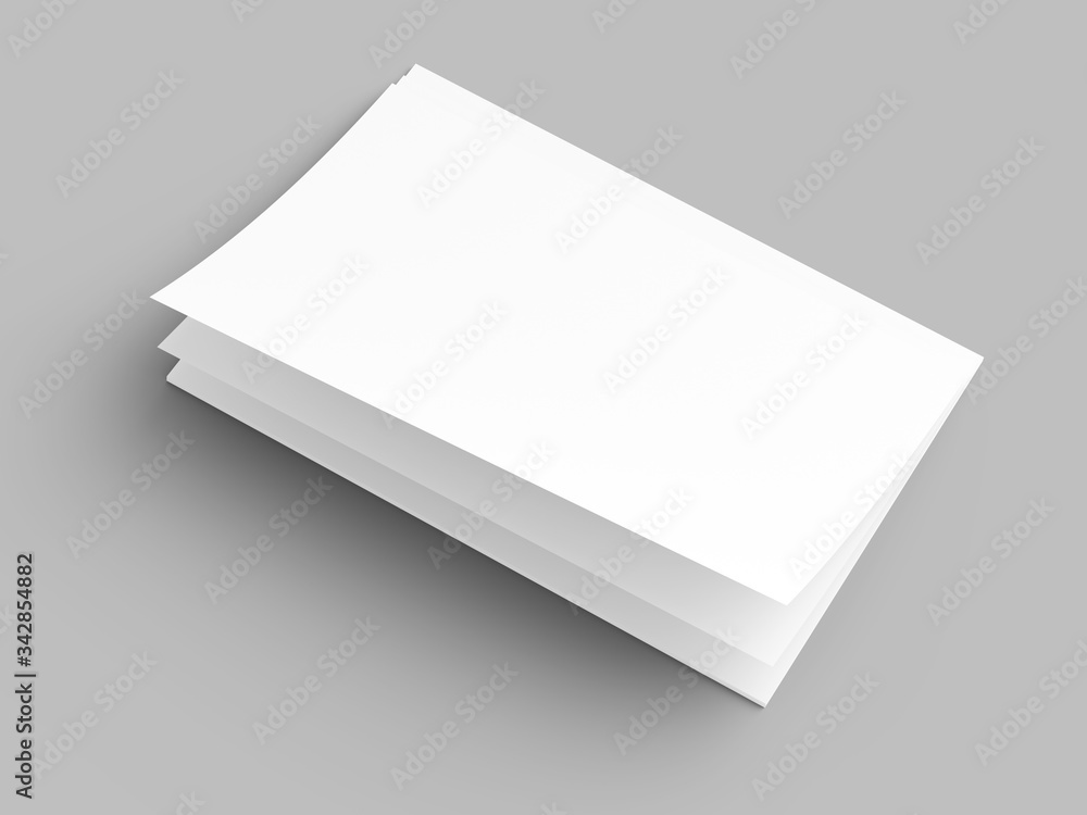 Empty paper sheets in A4 format. Ream of white paper. Empty paper sheets in A4 format. Ream of white paper.