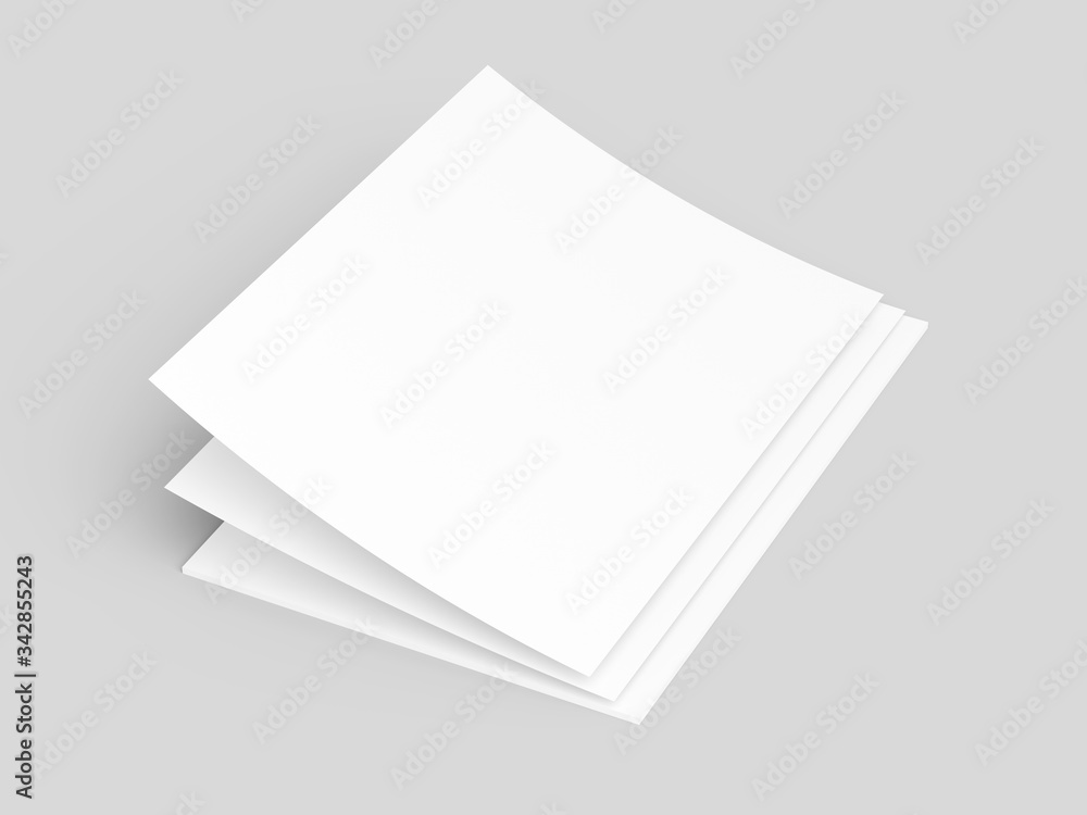 Empty paper sheets in A4 format. Ream of white paper. Empty paper sheets in A4 format. Ream of white paper.