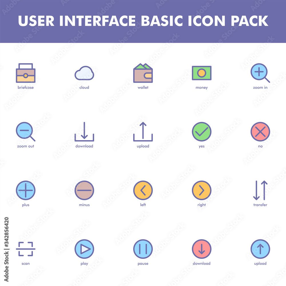 User interface icon pack isolated on white background. for your web site design, logo, app, UI. Vector graphics illustration and editable stroke. EPS 10.