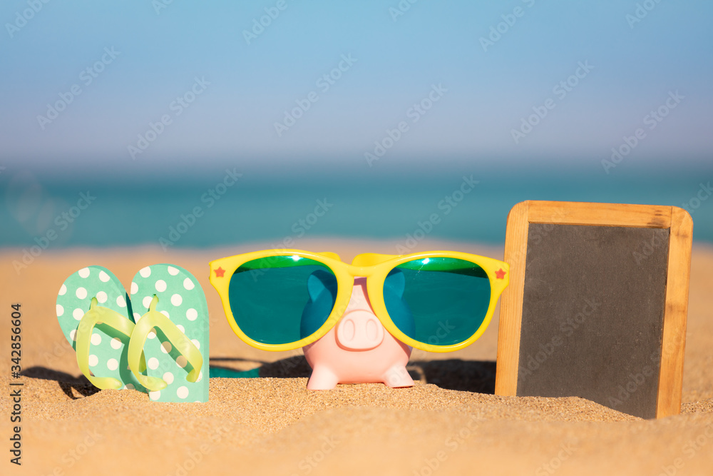 Obraz premium Summer Vacation Travel Sea Beach Holiday Concept