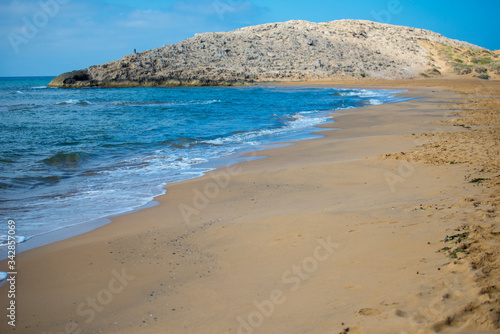 beach in the morning