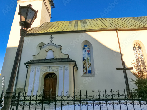 Ancient Slovak city Spisska Sobota Poprad at Slovakia photo