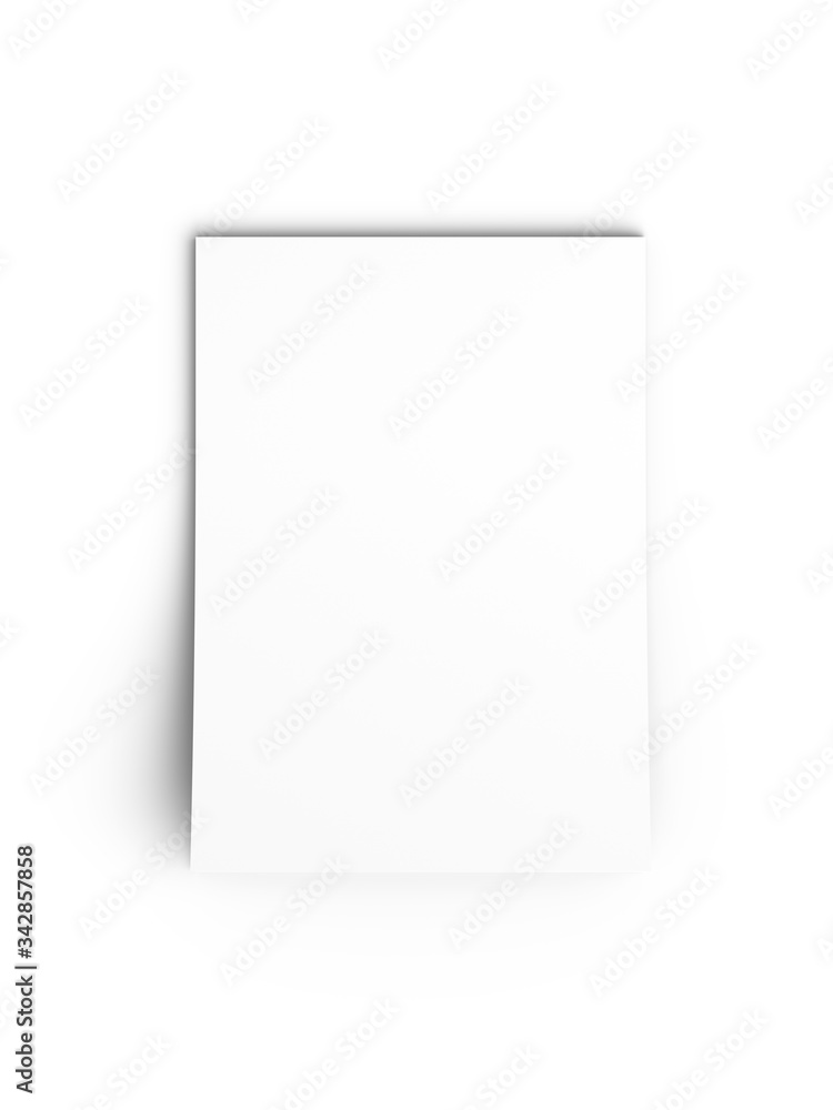 Empty paper sheets in A4 format. Ream of white paper. Empty paper sheets in A4 format. Ream of white paper.