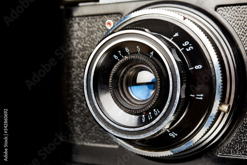 Vintage scale rangefinder camera