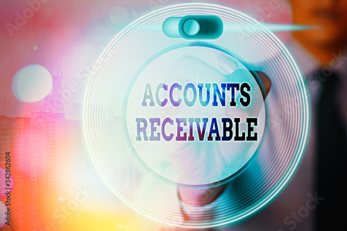 Canvas Print Conceptual hand writing showing Accounts Receivable