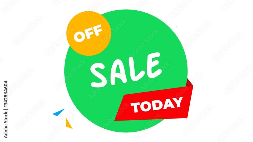 Simple sale sticker on alpha channel. Loop from 4 to 22 second. Simple sale sticker on alpha channel. Loop from 4 to 22 second.