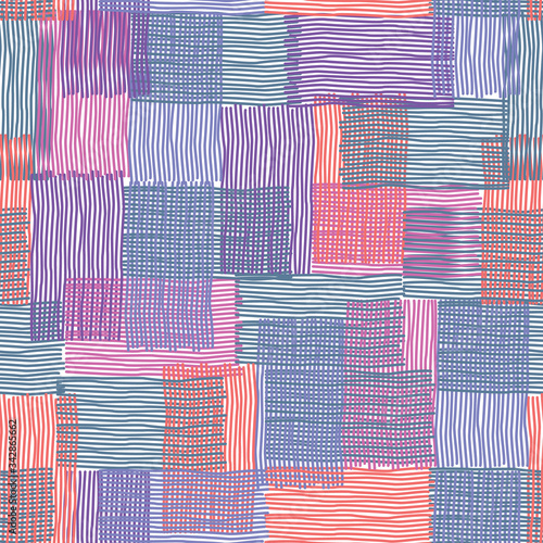 Woven cloth texture background. Vector repeat pattern. Great for home decor, wrapping, scrapbooking, wallpaper, apparel, gift, kids. 