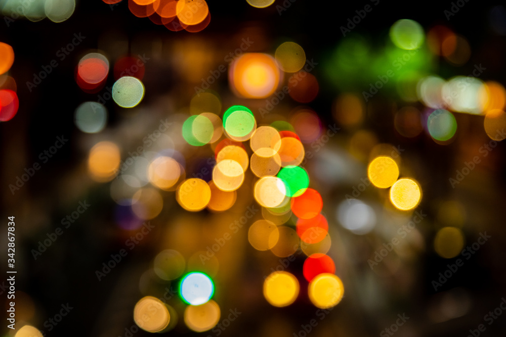 Abstract Blur Lighting Traffic Bokeh Texture Background. Abstract Blur Lighting Traffic Bokeh Texture Background.