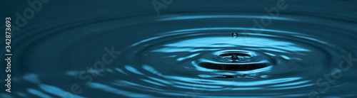 Foto Water drop close up