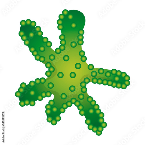 Isolated virus image