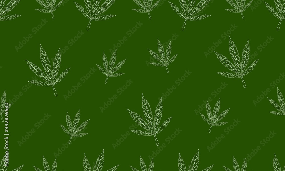 Background cannabis leaf seamless pattern design Background cannabis leaf seamless pattern design
