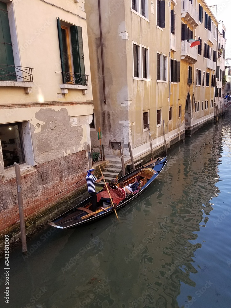 young gondolier in venice