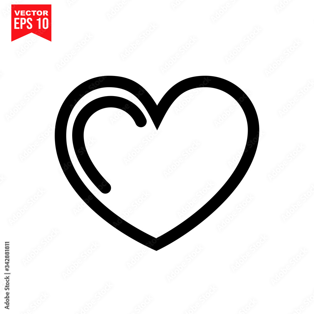 love heart icon symbol Flat vector illustration for graphic and web design. love heart icon symbol Flat vector illustration for graphic and web design.