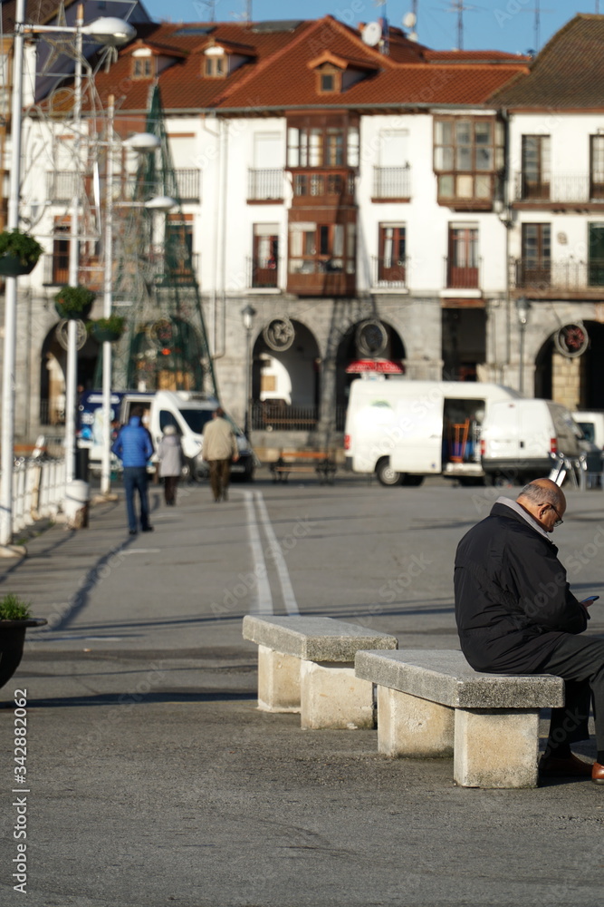 Obraz premium pensionistas coronavirus