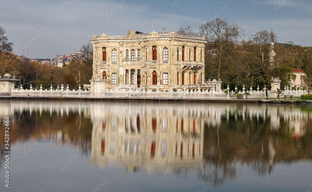 Kucuksu Palace in Istanbul City, Turkey