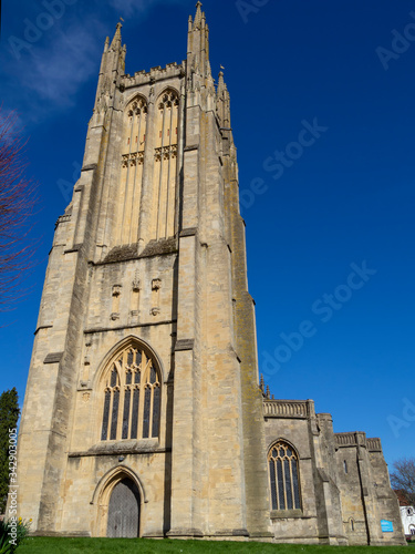 The Church of St Cuthbert, an Anglican parish church in Wells, Somerset, England. NB NOT the Cathedral!
