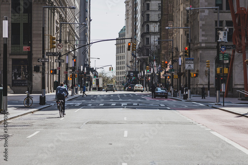 Empty streets of New York 