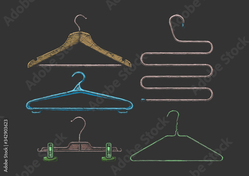 Set of coat hanger