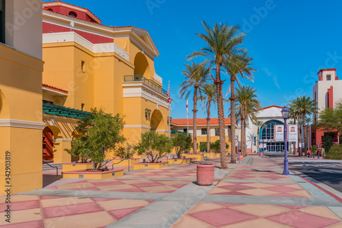 City Center of Cathedral City near Palm Springs, CA