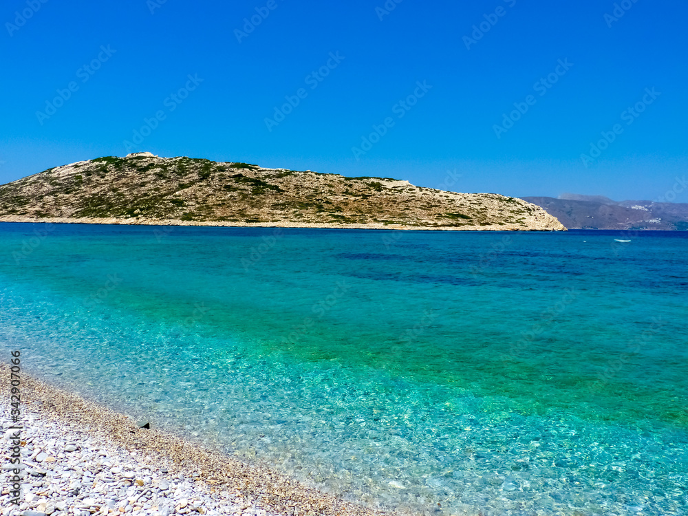 Agios Pavlos beach, Amorgos island, Cyclades, Greece
