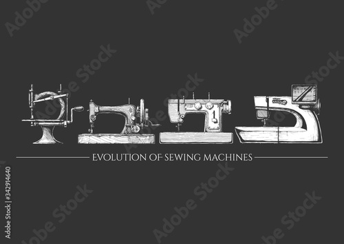 Evolution of sewing machines