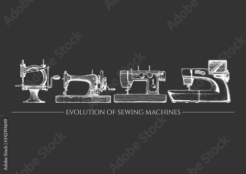 Evolution of sewing machines