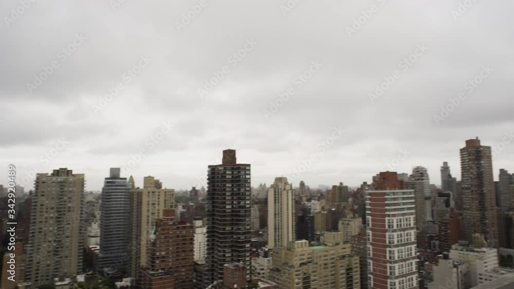 New York City - Upper Manhattan Skyline Panning Shot New York City - Upper Manhattan Skyline Panning Shot