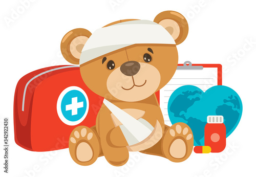CPR First Aid Concept For Children